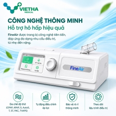 Máy trợ thở FineAir SS170 – TOPSON MEDICAL | 8 chế độ thở, giao diện tiếng Việt