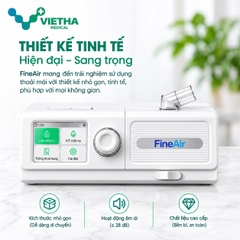 Máy trợ thở FineAir SS170 – TOPSON MEDICAL | 8 chế độ thở, giao diện tiếng Việt