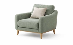 Sofa Nỉ Xanh Olive – Bộ 3 chỗ & 2 ghế đơn hiện đại