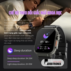 Đồng hồ thể thao, theo dõi sức khỏe thông minh, Nghe gọi, Hubb Watch A70 1.96"HD Chính Hãng HUBBTRONIX