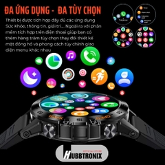 Đồng hồ thể thao thông minh HubbWatch K52 1.39"HD, Chính Hãng