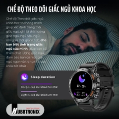 Đồng hồ thể thao thông minh HubbWatch K52 1.39"HD, Chính Hãng