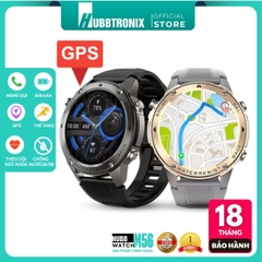 Đồng hồ GPS chạy bộ, Bơi lội , Pin 65 Ngày, Nghe gọi, HubbWatch M56, Chính hãng HUBBTRONIX