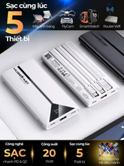 Pin Dự Phòng HUBBFAST PLAY1 20000mAh - Sạc Nhanh PD 22.5W - Nhỏ Gọn - Bảo Hành 18 Tháng