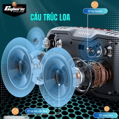 Loa Bluetooth Cyboris-X10 120W - Âm thanh siêu Bass