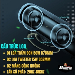 Loa Bluetooth Cyboris-T9 80W - Âm thanh siêu Bass