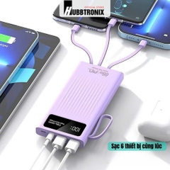 Sạc nhanh 66W. Dung lượng 20.000mAh. Hổ trợ sạc nhanh. Tích hợp cáp kết nối sẵn