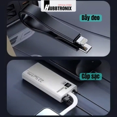 HubbFast PD20. Sạc dự phòng Siêu Nhanh, Dung lượng lớn, 20.000mAh. Hổ trợ sạc nhanh, thiết kế tiện dụng