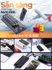 Pin Dự Phòng HUBBFAST PLAY1 20000mAh - Sạc Nhanh PD 22.5W - Nhỏ Gọn - Bảo Hành 18 Tháng