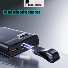 HubbFast PD20. Sạc dự phòng Siêu Nhanh, Dung lượng lớn, 20.000mAh. Hổ trợ sạc nhanh, thiết kế tiện dụng