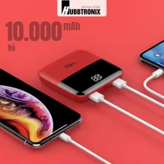 HubbFast Q5. Sạc dự phòng siêu Mini. Dung lượng 10.000mAh. Thiết kế thời trang