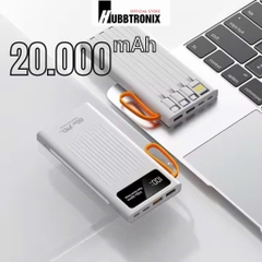 Sạc nhanh 66W. Dung lượng 20.000mAh. Hổ trợ sạc nhanh. Tích hợp cáp kết nối sẵn