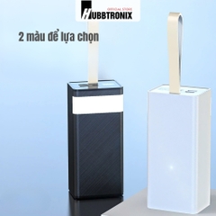 HubbFast PD43. Pin dự phòng 40.000mAh. Sạc nhanh 22.5W. Đèn SOS siêu sáng