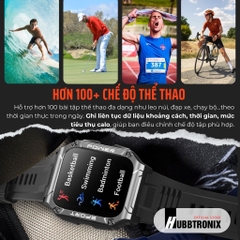 Đồng hồ thể thao, có la bàn, nghe gọi thông minh, Hubb Watch NX6a 1.43"HD, Chính hãng HUBBTRONIX