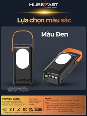 Pin Dự Phòng HUBBFAST PD35 30000mAh Sạc Nhanh PD 22.5W Nhỏ Gọn Type-C Bảo Hành 18 Tháng