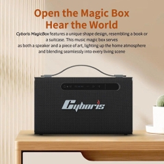 Loa Bluetooth Cyboris MagicBox T15 | 100W, Âm Thanh 2.1 kênh, Đèn RGB
