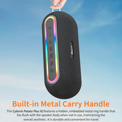 Loa Bluetooth Cyboris X2 | 60W, Đèn RGB, Âm Thanh Vòm
