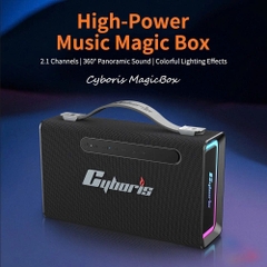 Loa Bluetooth Cyboris MagicBox T15 | 100W, Âm Thanh 2.1 kênh, Đèn RGB