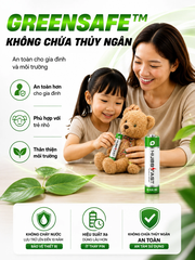 Pin Kiềm AA/AAA HubbFast Premium – Pin Alkaline Cao Cấp 6X Power Life, Dùng Cho Mọi Thiết Bị Gia Đình (Vỉ 4 Viên · 1.5V)