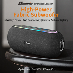 Loa Bluetooth Cyboris X2 | 60W, Đèn RGB, Âm Thanh Vòm