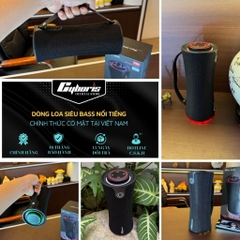 Loa Bluetooth CYBORIS T16 Âm Thanh Vòm 80W, Bass Mạnh, Đèn RGB, Chống Nước IPX5, Hỗ Trợ TWS, USB, TF, AUX