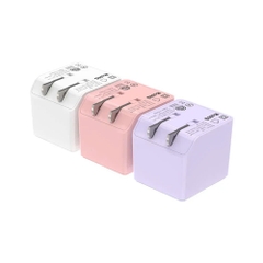 Cốc Sạc Mini CS-PD22W HubbSmart,  2 Cổng, Sạc Nhanh PD/QC 3.0, Siêu Nhỏ Gọn, Chính Hãng, BH 18 Tháng