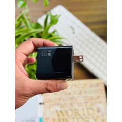 Cốc Sạc Nhanh Công suất - PD65W HubbSmart 3.0, Type-C, Sạc Laptop/Điện Thoại, Chính Hãng,BH 18 Tháng