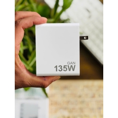 Cốc Sạc Nhanh Công suất - PD135W - GaN HubbFast 4 Cổng 3C1A PD 100W QC3.0 Sạc Laptop, Điện Thoại...