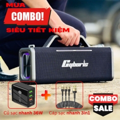 Loa Bluetooth Cyboris X12 200W – Karaoke không dây hoàn hảo