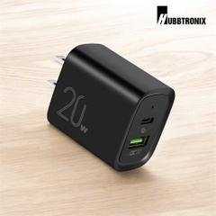 Cốc Sạc Nhanh CS-PD20W HubbSmart, 2 Cổng, PD & QC 3.0, 20W, Sạc Điện Thoại, Chính Hãng BH 18T