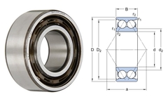 Double row angular contact ball bearings