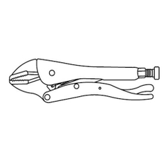 EGA Master 62231, Straight Jaw Grip Plier, TITACROM, Cr-V, Made In Spain