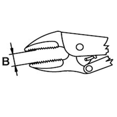 EGA Master 62231, Straight Jaw Grip Plier, TITACROM, Cr-V, Made In Spain