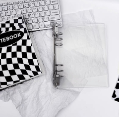 Binder A5 6 còng nhựa trong suốt