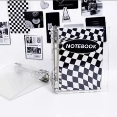 Binder A5 6 còng nhựa trong suốt