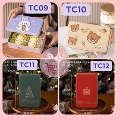 Hộp thiếc đựng ảnh thẻ bo góc - card kpop