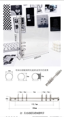 Binder A5 6 còng nhựa trong suốt