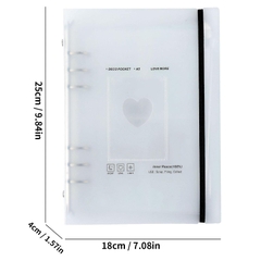 Sổ đựng ảnh còng A5 - Binder A5 Love more