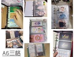 Sổ còng A6 bìa cứng- Binder A6 đựng card