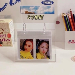 Kệ mica để bàn đựng ảnh, card idol kpop
