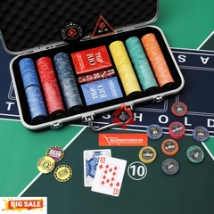 Set 500 Chip Poker Ceramic Cao Cấp Giá Rẻ