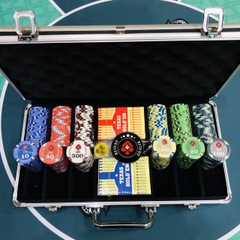 Bộ 300 Chip Poker Ceramic - Clash Of Titan