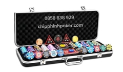 Bộ 500 Chip Poker Ceramic High Roller Giá Rẻ