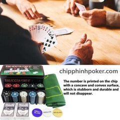 Bộ 200 Chip Poker Texas Hold'em
