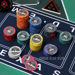Set 500 Chip Poker Ceramic Cao Cấp Giá Rẻ