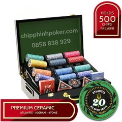Set 500 Chip Poker Ceramic Cao Cấp Giá Rẻ