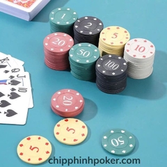 Bộ Phỉnh Poker 100 Chip Nhựa Giá Rẻ