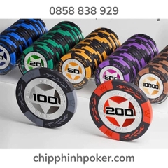 Vali Phỉnh Poker 200 Chip Có Số Casino Cao Cấp Giá Rẻ