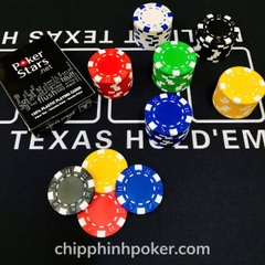 Bộ Chip Poker Không Số Cao Cấp Giá Rẻ
