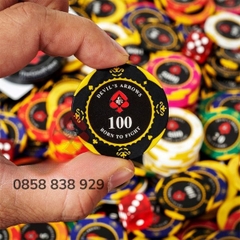 Bộ Phỉnh Poker 300 Chip Devil's Arrow